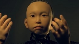 В Японии создали эмоционального робота-ребенка — фантастическое видео