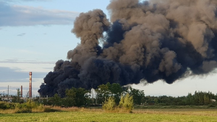 Пожар на заводе «Петрофлекс» в Ленобласти локализован