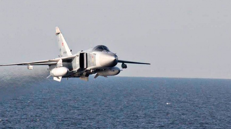 Британские истребители перехватили российские бомбардировщики над Черным морем