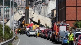 В компании, которая обслуживала мост в Генуе, впервые принесли извинения