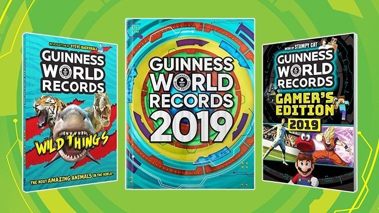 Книга рекордов Гиннесса-2019 поступила в продажу в США