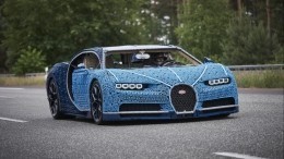 Полноразмерная модель Bugatti Chiron из кубиков LEGO прошла испытание дорогой