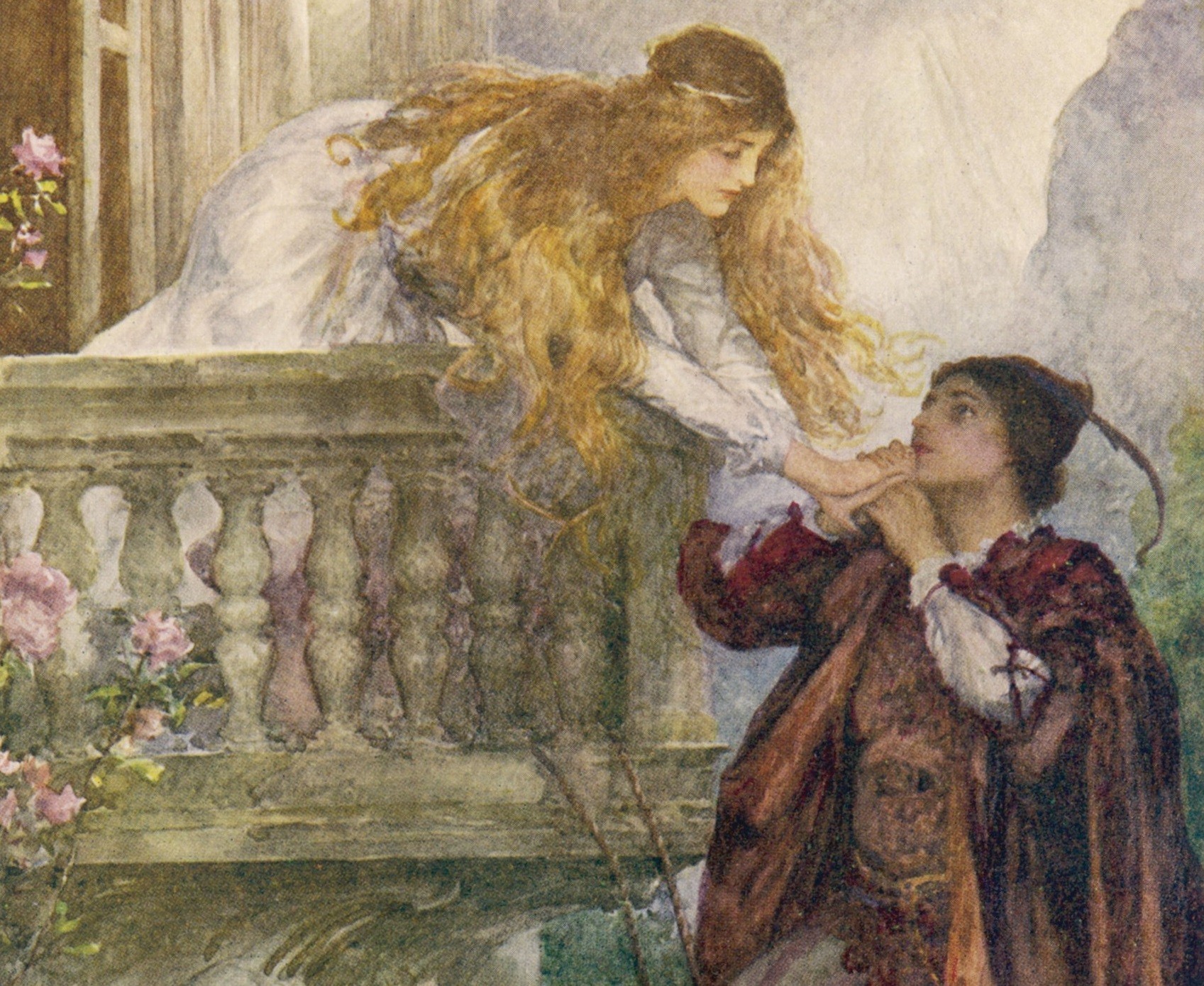 Ромео и Джульетта. Сцена на балконе, 1905 год