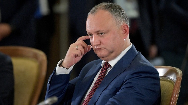 Президент Молдавии Игорь Додон временно отстранен от обязанностей