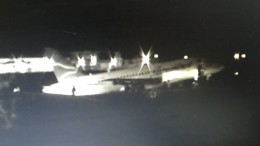 Появились первые кадры с места аварии пассажирского самолета в Якутске