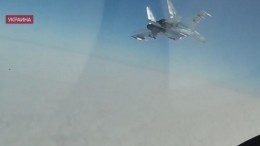 Опубликовано видео с места крушения Су-27 на Украине