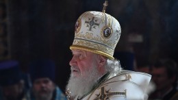 Николая Караченцова отпел в Храме воскресения Словущего лично Патриарх Кирилл