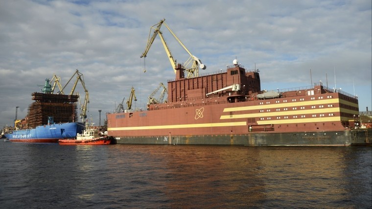 В России активировали первую реакторную установку плавучей АЭС