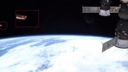 Исследователь разглядел огромный НЛО рядом с МКС — видео