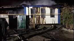 Видео: два младенца погибли в результате пожара в частном доме в Волгограде