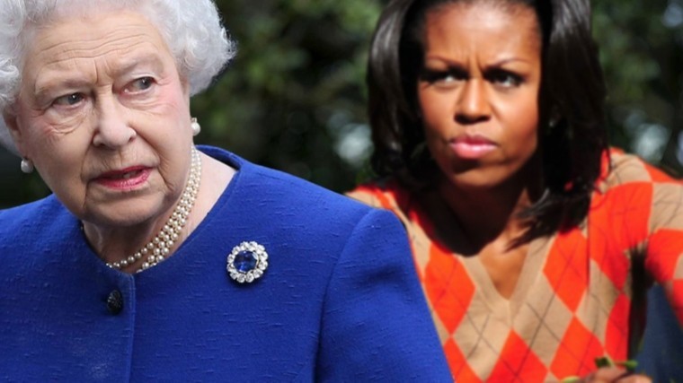 Мишель Обама объяснила свою бестактность в общении с Елизаветой II