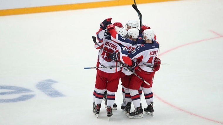 ЦСКА одержал 13-ю победу подряд, обыграв «Витязь» в матче КХЛ