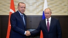 Путин и Эрдоган обсудили ситуации в Черноморском регионе и Сирии
