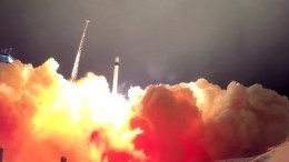 Видео: ракета-носитель «Рокот» взлетает с военными спутниками Минобороны