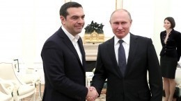 Владимир Путин провел встречу с премьер-министром Греции в Москве
