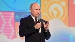 На всероссийском открытом уроке Путин рассказал, как выбрал профессию