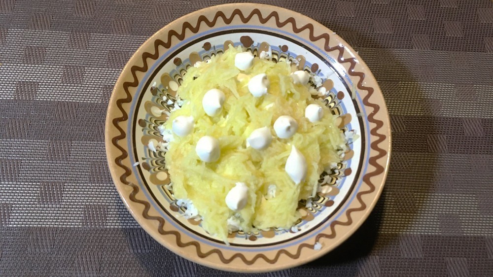 Пошаговый рецепт салата «Хризантема»