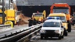 Многокилометровая пробка образовалась в Москве из-за затопления тоннеля в Тушино