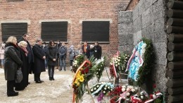 Видео: В День памяти жертв Холокоста националисты провели марш в Аушвиц-Биркенау