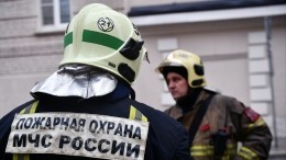 СК РФ опубликовал видео с места пожара в доме на Никитском бульваре