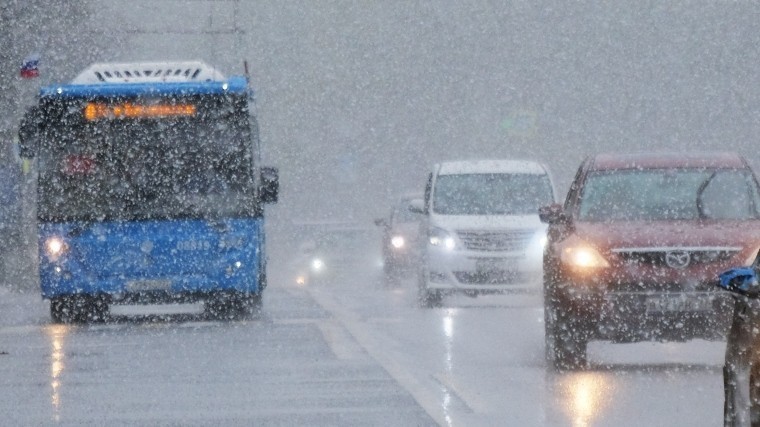 Непогода парализовала движение автобусов в Северном Бутово