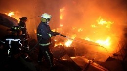 «До тла» — в Ингушетии сгорел крупный магазин стройматериалов