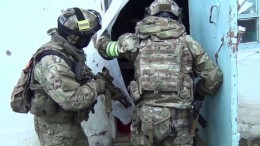 Появилось видео задержания в Крыму предполагаемых членов «Хизб ут-Тахрир»*