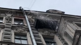 Очевидцы: В центре Петербурга коммунальщики поливали прохожих кипятком — видео