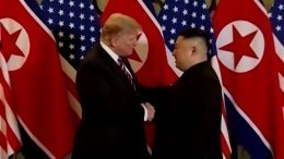 «Огромный прогресс»: Дональд Трамп оценил встречу с Ким Чен Ыном — видео