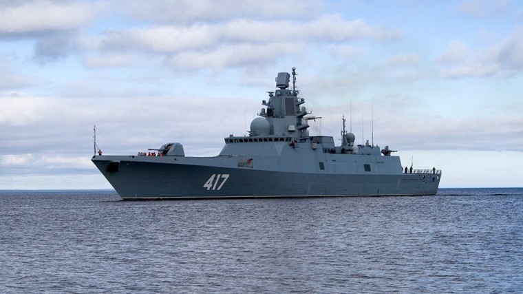 «Адмирал Горшков» во главе отряда ВМФ вошел в Ла-Манш