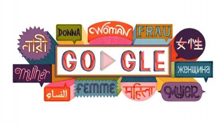 Google выпустил дудл к 8 марта с цитатами великих женщин