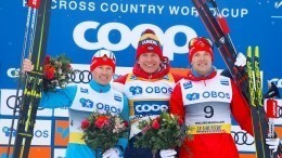 Российские лыжники выиграли все медали на марафоне в Осло