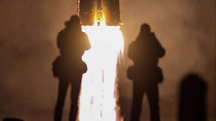 Запуск ракеты-носителя «Союз-ФГ»