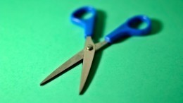 Как заточить ножницы за 15 секунд — простой и очень полезный лайфхак