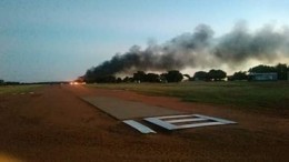 Видео: мужчина протаранил собственный дом на самолете