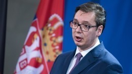 Президент Сербии назвал бомбардировки НАТО преступлением против народа