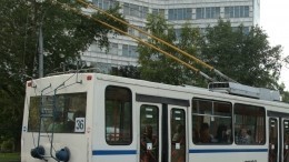 Видео: Юная москвичка попала под колеса троллейбуса