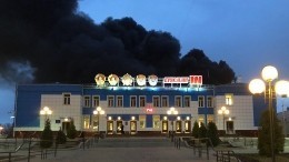 Пожар на территории завода «Сарматов» в Красноярске охватил 24 тысячи метров