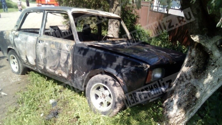 Младенец сгорел в автомобиле на юге России — фото