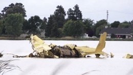 Видео: смертельное столкновение самолетов в небе над Калифорнией