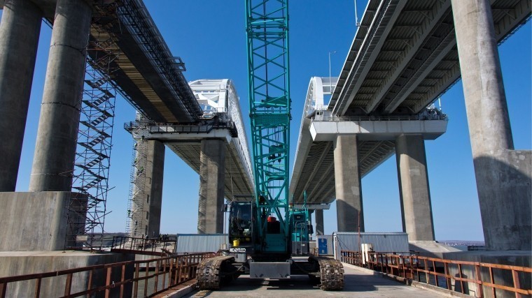 Железнодорожную часть Крымского моста откроют раньше срока