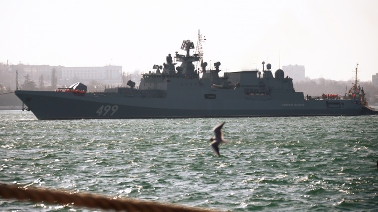 Корабли Черноморского флота вышли в море для учений
