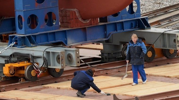 Исследовательское судно «Пионер-М» заложили на верфи в Петербурге — фото