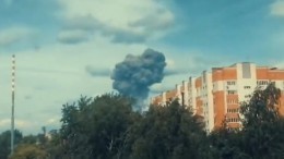 Очевидцы сняли оглушительные взрывы на заводе в Дзержинске с близкого расстояния