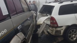 Видео: Несколько ДТП произошли во Владивостоке из-за тумана