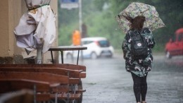 Видео: Жара в Петербурге сменилась градом с перепелиное яйцо