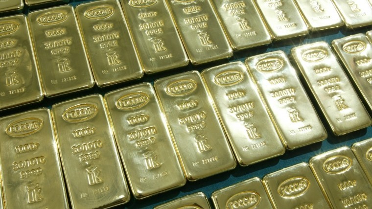 Россия в мае увеличила золотовалютный резерв на четыре миллиарда долларов
