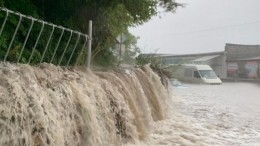 Девушка и водитель троллейбуса спасли унесенного потоком воды ребенка в Севастополе