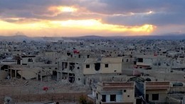 Жители города Дарайя в Сирии, разрушенного боевиками, восстанавливают свои дома
