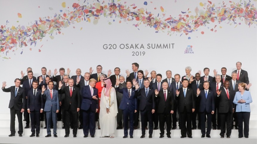 Путин и Трамп обменялись парой фраз перед началом G20